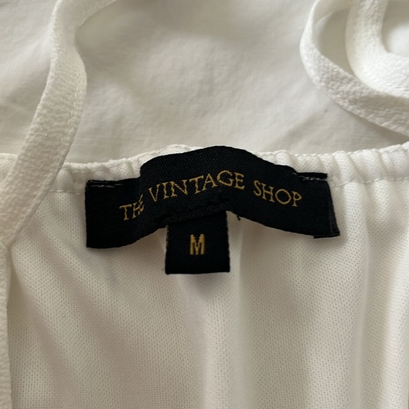 Mendocino White and Tan Jumpsuit - Picture 4 of 4